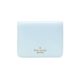 New Kate Spade Lena Small Bifold Wallet Crisp Sky